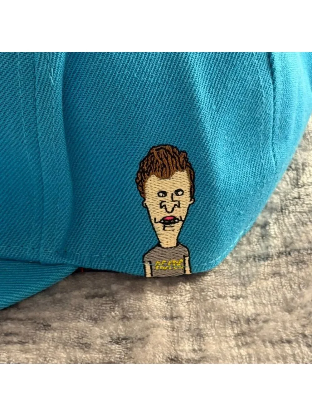 Nostalgia Co Beavis and Butt-Head Snapback Hat Men's One Size Blue MTV